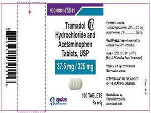Tramadol Hydrochloride 37.5 mg/Acetaminophen 325 mg